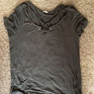 Garage Green Shirt with Detailing